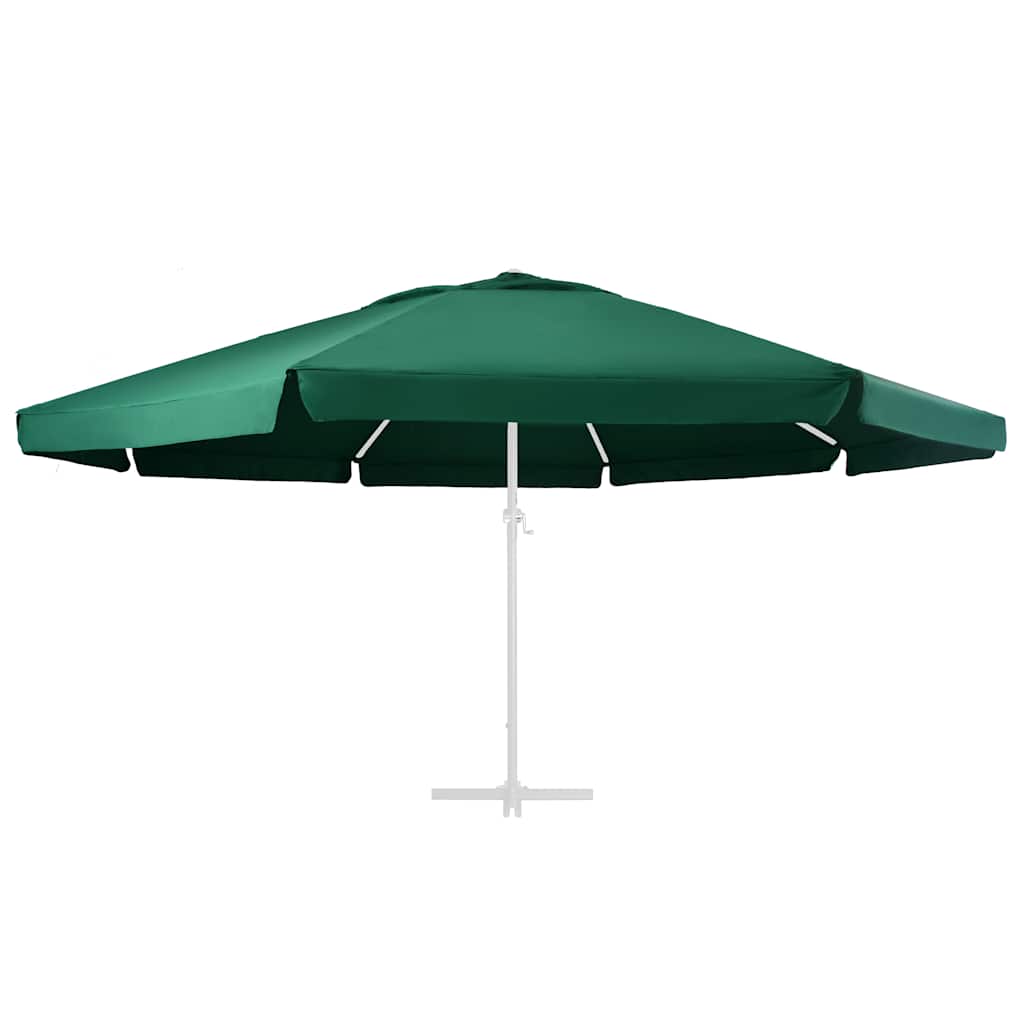 vidaXL Pokrycie do parasola ogrodowego, zielone, 610 cm