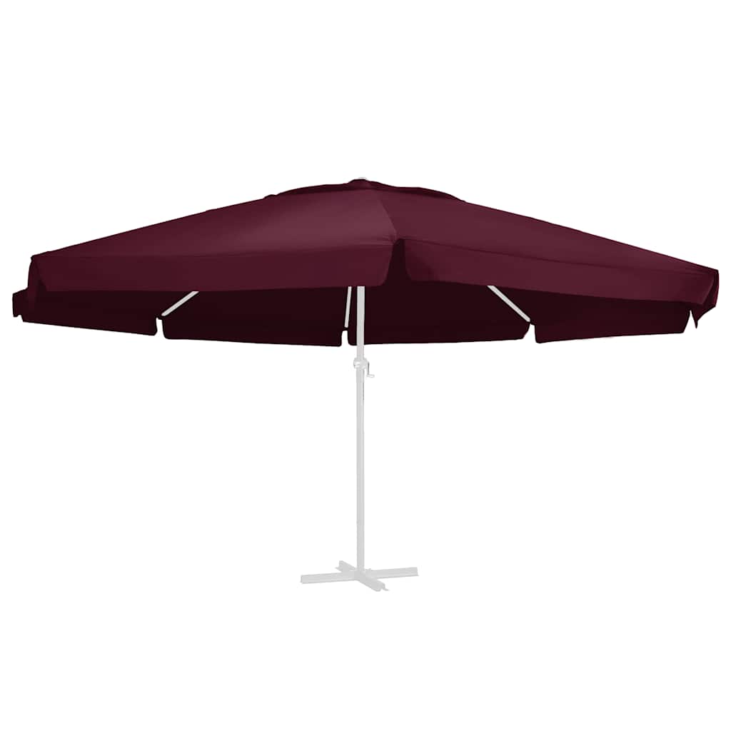 vidaXL Pokrycie do parasola ogrodowego, bordowe, 610 cm