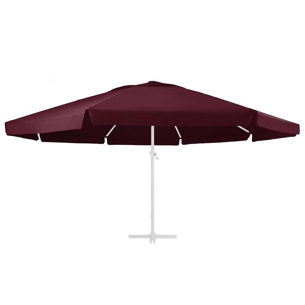 vidaXL Pokrycie do parasola ogrodowego, bordowe, 610 cm