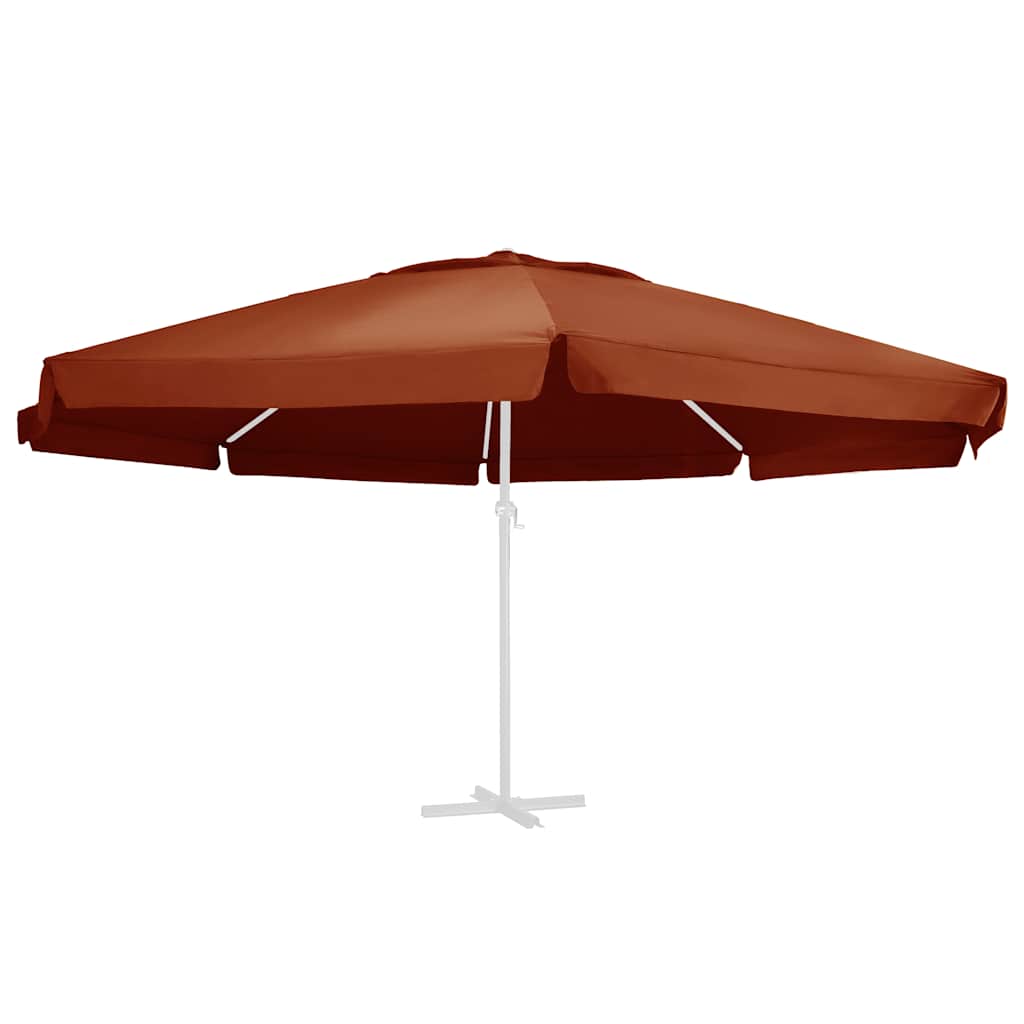 vidaXL Pokrycie do parasola ogrodowego, terakotowe, 610 cm