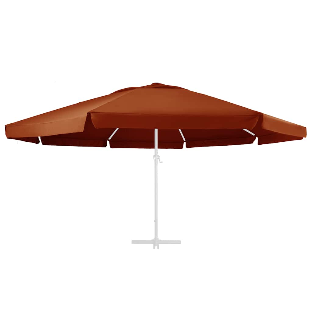 vidaXL Pokrycie do parasola ogrodowego, terakotowe, 610 cm
