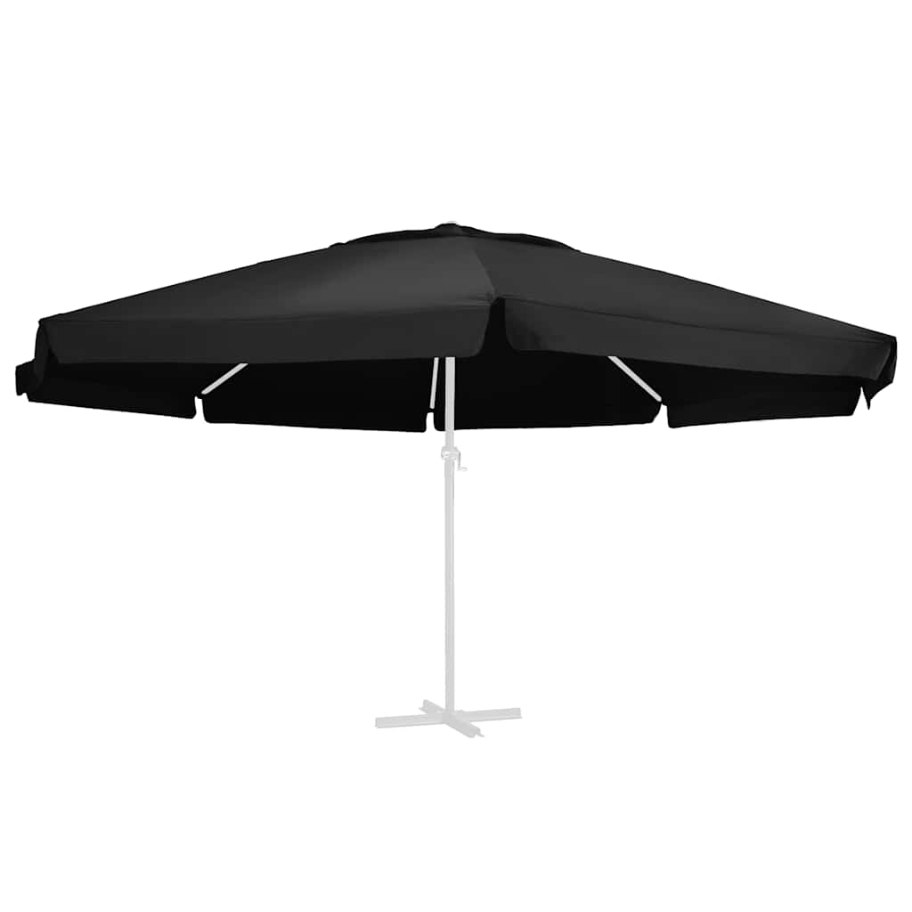vidaXL Pokrycie do parasola ogrodowego, czarne, 610 cm