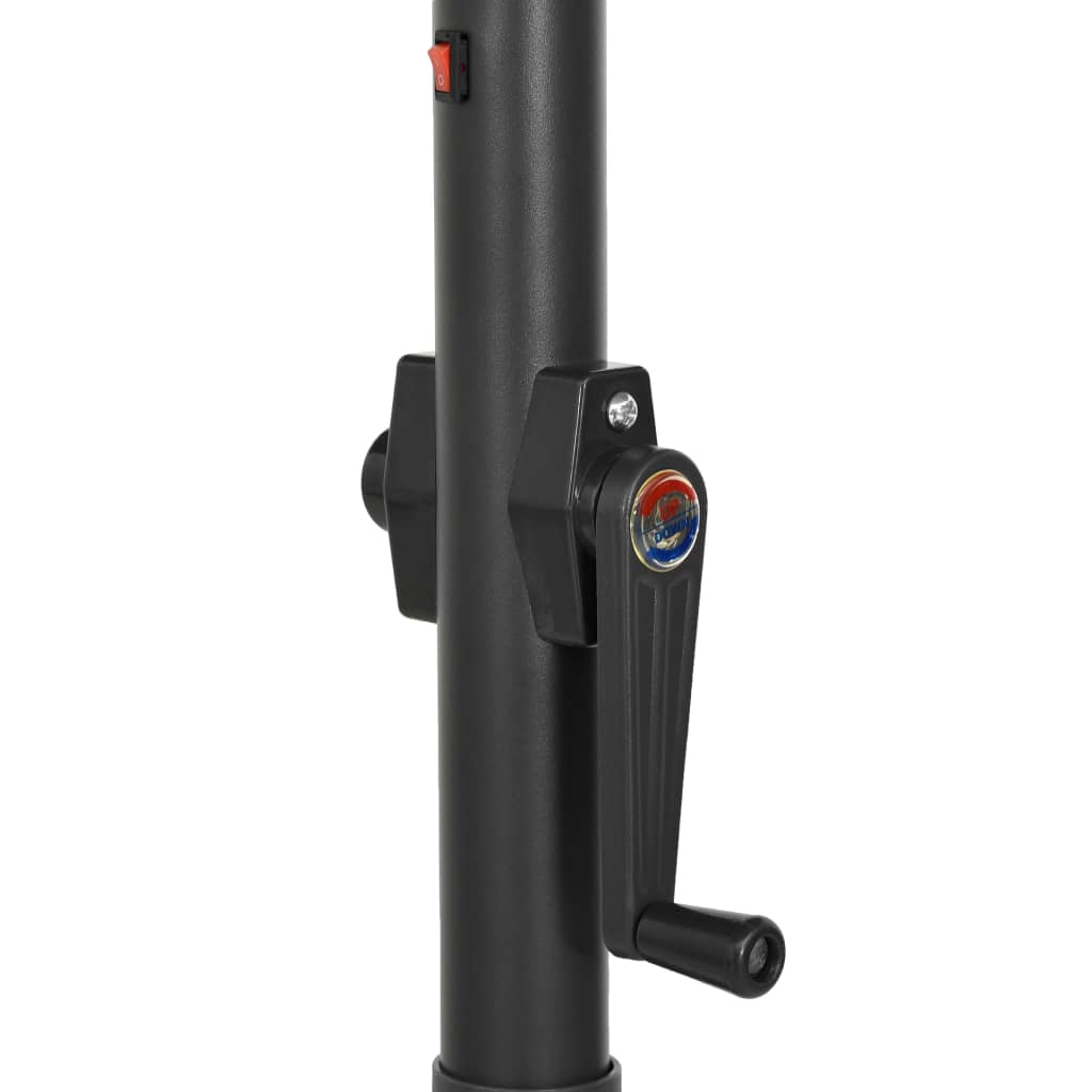 vidaXL Parasol ogrodowy z LED, terakota, 200x211 cm, aluminium