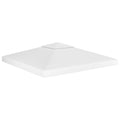 vidaXL 2-poziomowe zadaszenie altany, 310 g/m² 3x3 m, białe