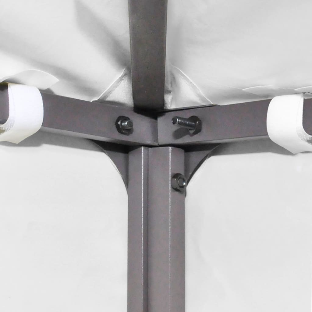 vidaXL 2-poziomowe zadaszenie altany, 310 g/m² 3x3 m, białe