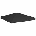 vidaXL Zadaszenie altany ogrodowej, 270 g/m², 3x3 m, czarne