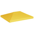 vidaXL Zadaszenie altany ogrodowej, 270 g/m², 4x3 m, żółte
