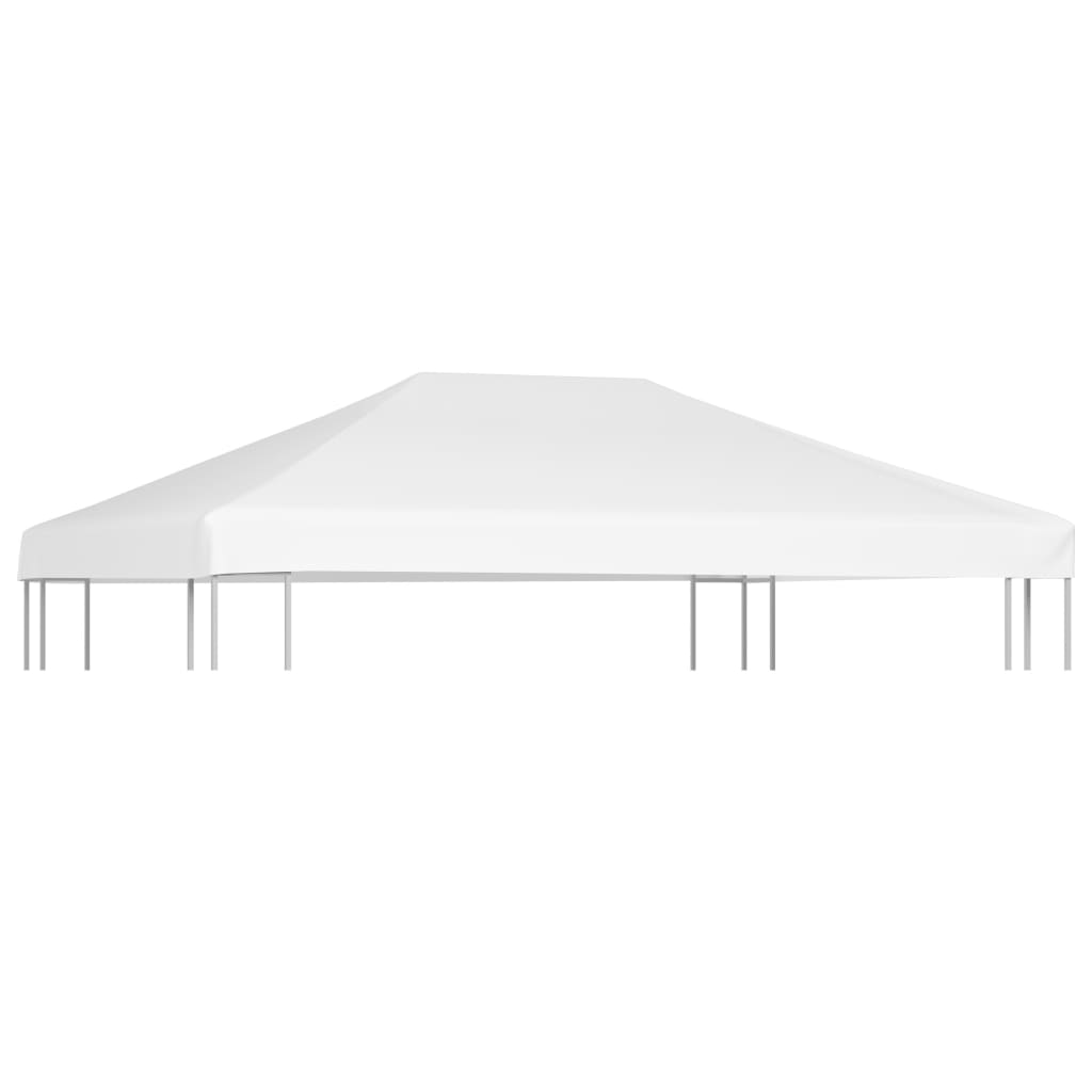 vidaXL Zadaszenie altany ogrodowej, 270 g/m², 4x3 m, białe