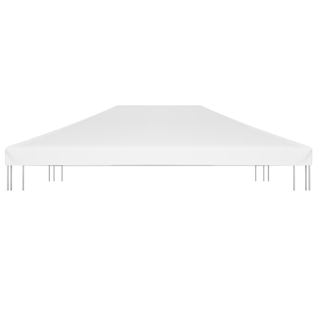 vidaXL Zadaszenie altany ogrodowej, 270 g/m², 4x3 m, białe