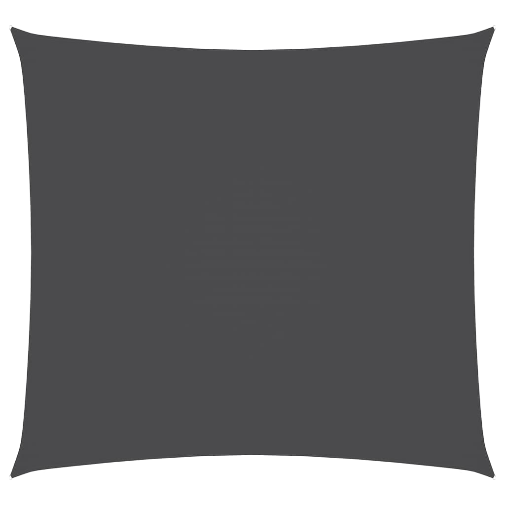 vidaXL Żagiel ogrodowy, tkanina Oxford, kwadrat, 2,5x2,5 m, antracyt
