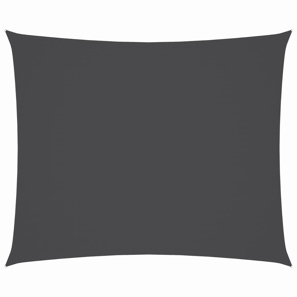 vidaXL Prostokątny żagiel ogrodowy, tkanina Oxford, 3x4 m, antracyt