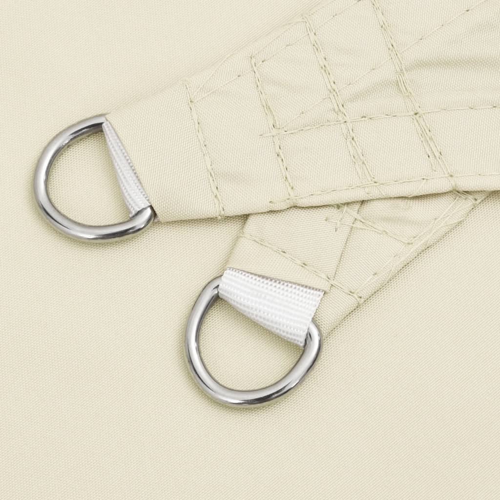 vidaXL Prostokątny żagiel ogrodowy, tkanina Oxford, 2,5x3 m, kremowy