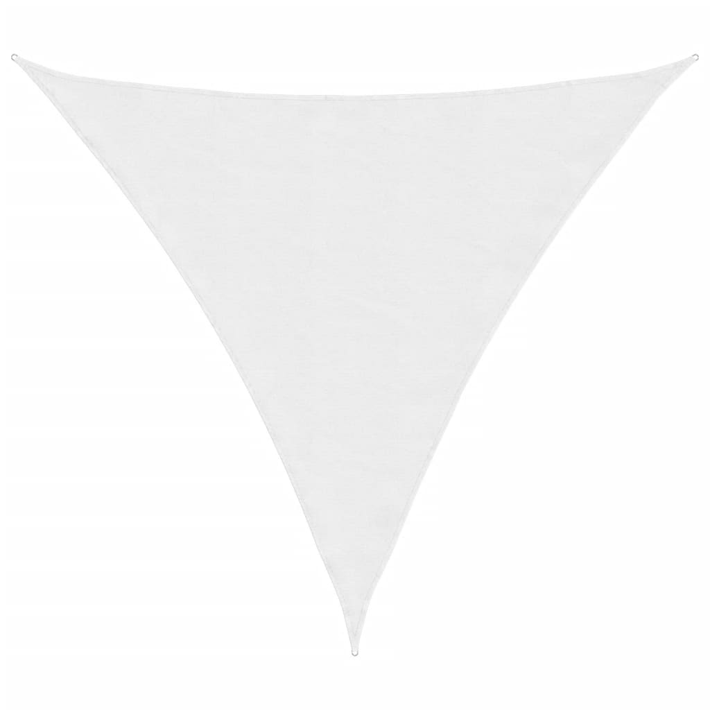 vidaXL Trójkątny żagiel ogrodowy, tkanina Oxford, 3,6x3,6x3,6 m, biały