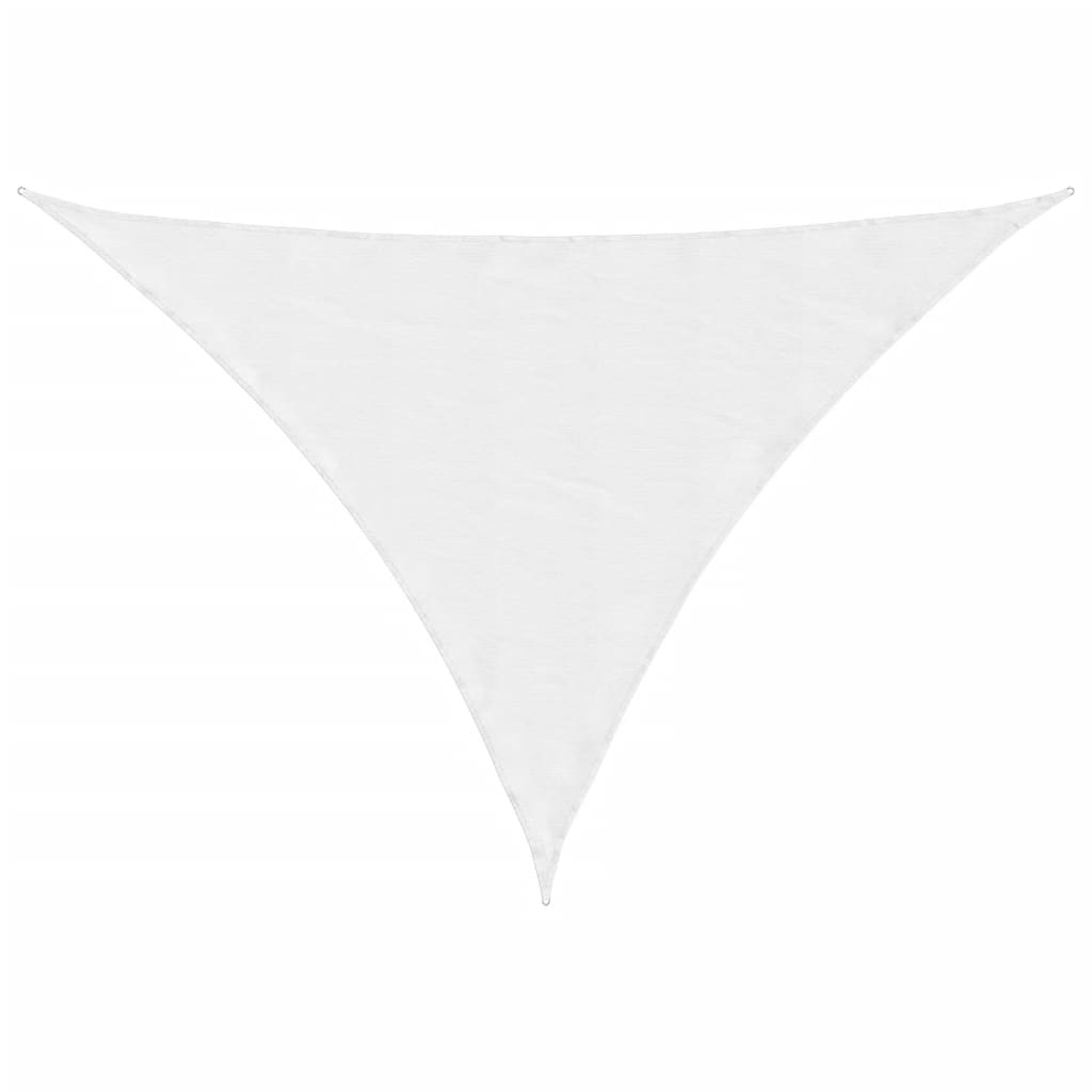 vidaXL Trójkątny żagiel ogrodowy, tkanina Oxford, 3x4x5 m, biały
