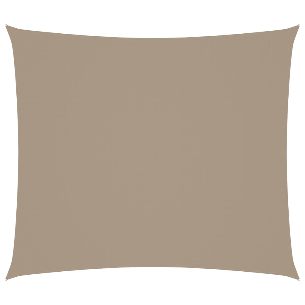 vidaXL Prostokątny żagiel ogrodowy, tkanina Oxford, 2x2,5 m, taupe