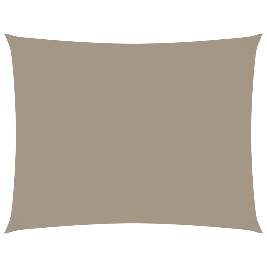 vidaXL Prostokątny żagiel ogrodowy, tkanina Oxford, 2,5x3,5 m, taupe