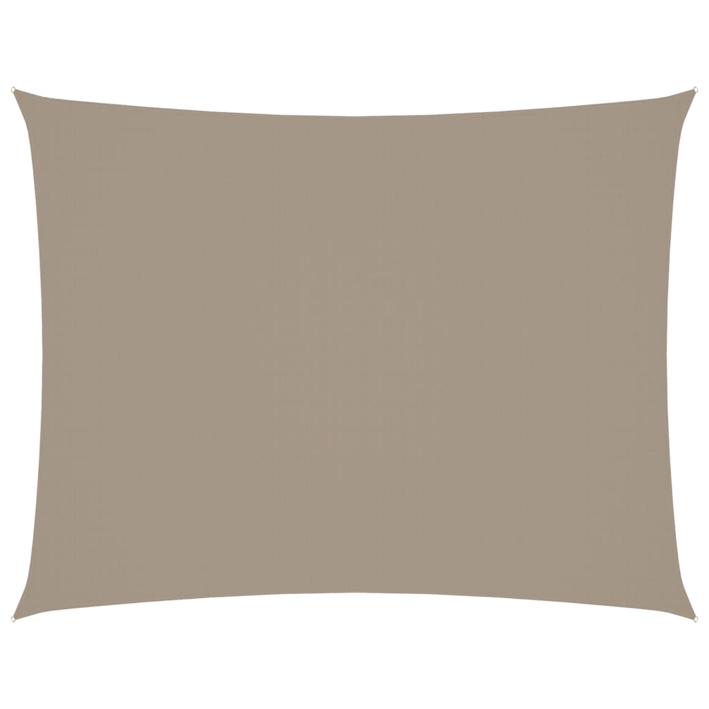 vidaXL Prostokątny żagiel ogrodowy, tkanina Oxford, 2,5x4 m, taupe