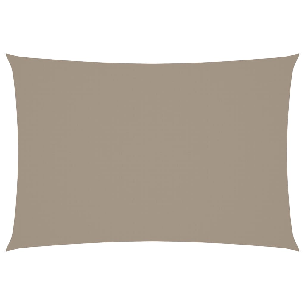 vidaXL Prostokątny żagiel ogrodowy, tkanina Oxford, 2,5x4,5 m, taupe
