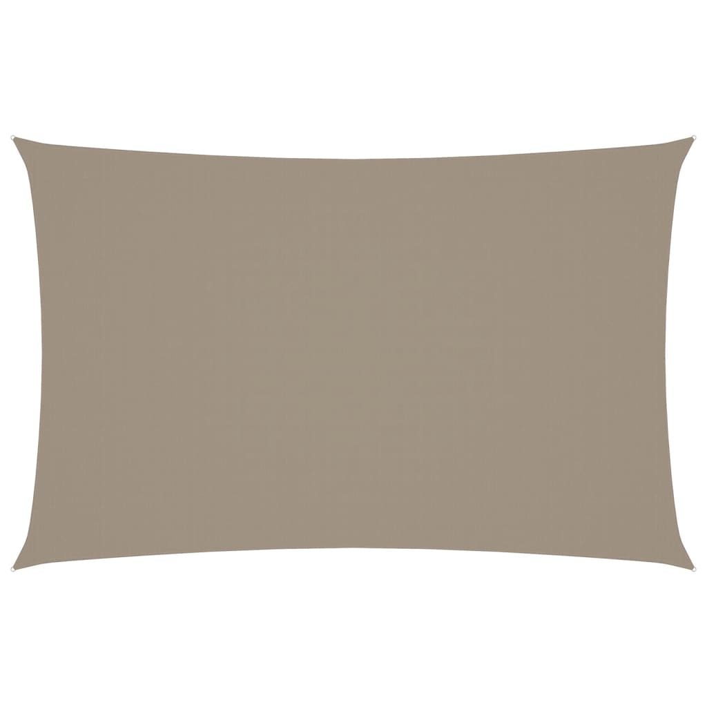 vidaXL Prostokątny żagiel ogrodowy, tkanina Oxford, 2,5x5 m, taupe