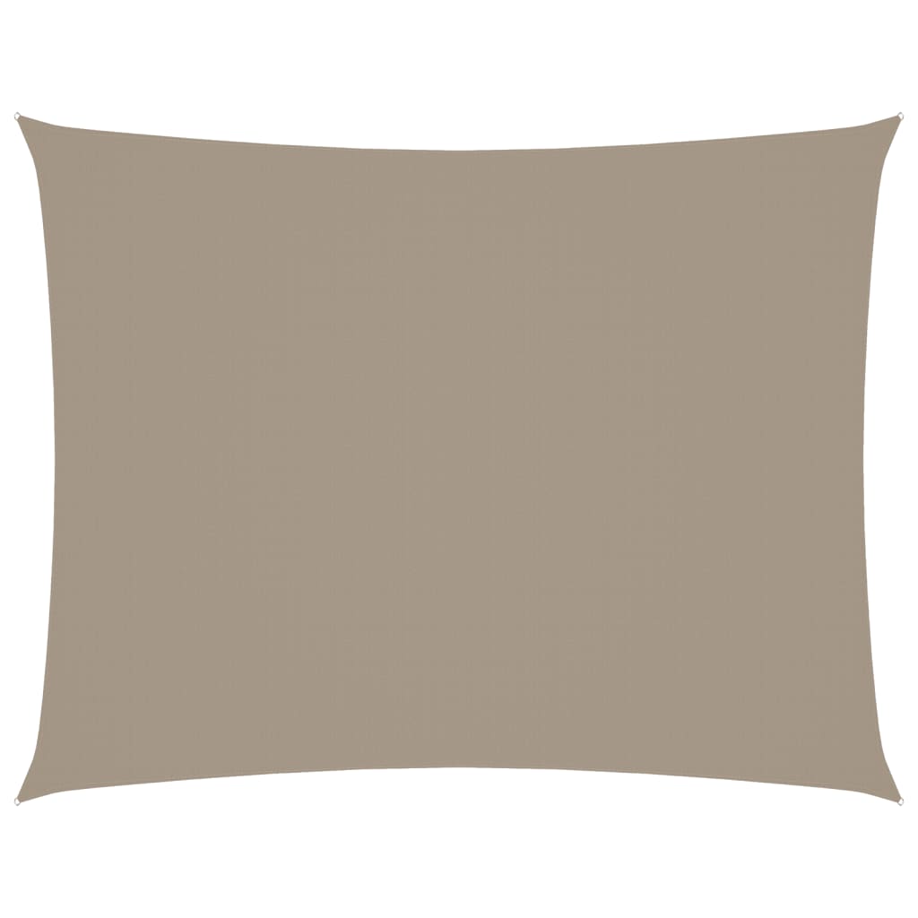 vidaXL Prostokątny żagiel ogrodowy, tkanina Oxford, 3x4 m, taupe