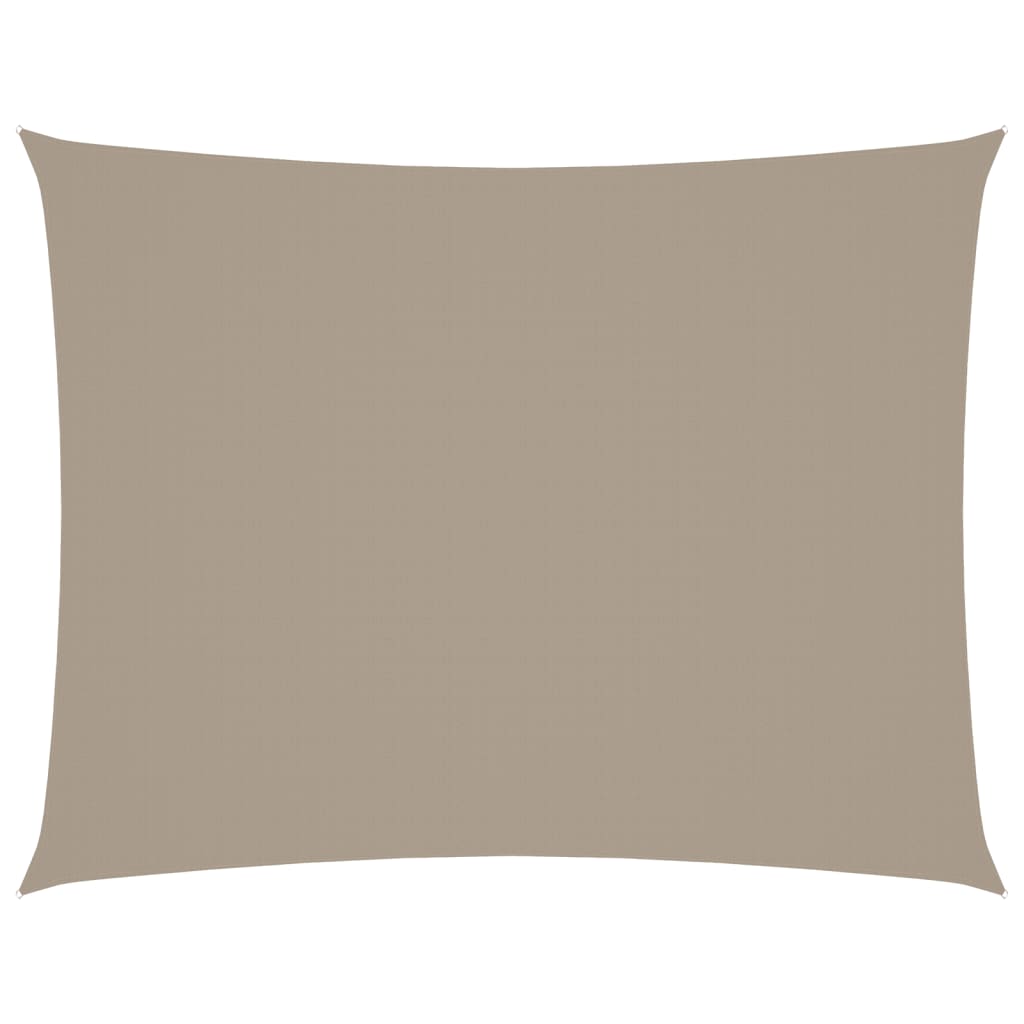 vidaXL Prostokątny żagiel ogrodowy, tkanina Oxford, 3x4,5 m, taupe