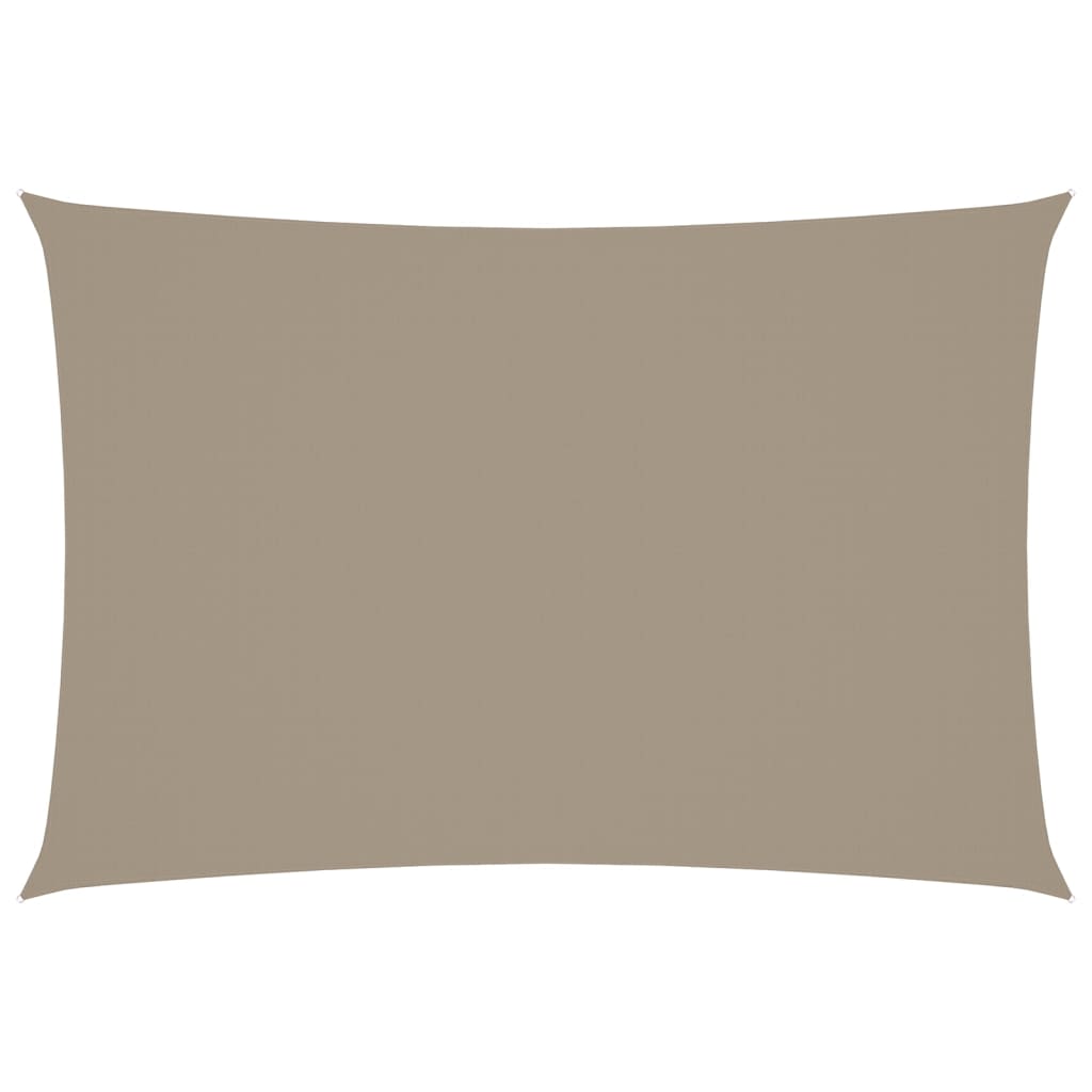 vidaXL Prostokątny żagiel ogrodowy, tkanina Oxford, 3x5 m, taupe