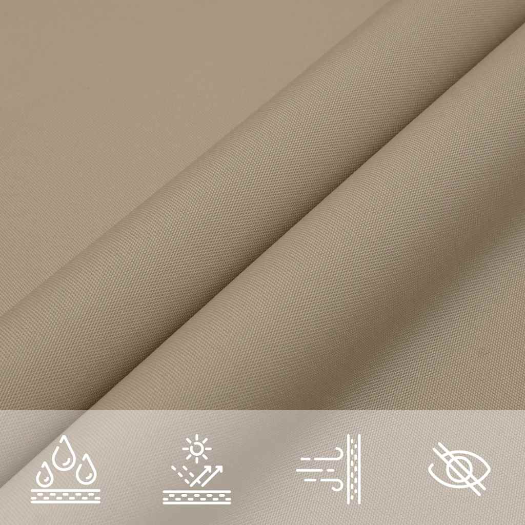 vidaXL Prostokątny żagiel ogrodowy, tkanina Oxford, 3x6 m, taupe