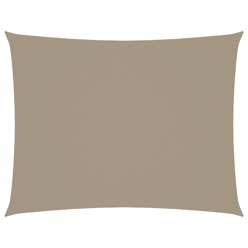 vidaXL Prostokątny żagiel ogrodowy, tkanina Oxford, 3,5x5 m, taupe