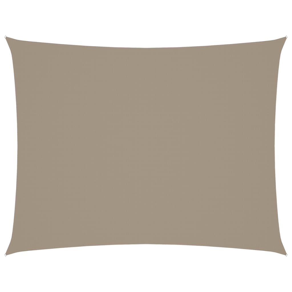 vidaXL Prostokątny żagiel ogrodowy, tkanina Oxford, 4x5 m, taupe