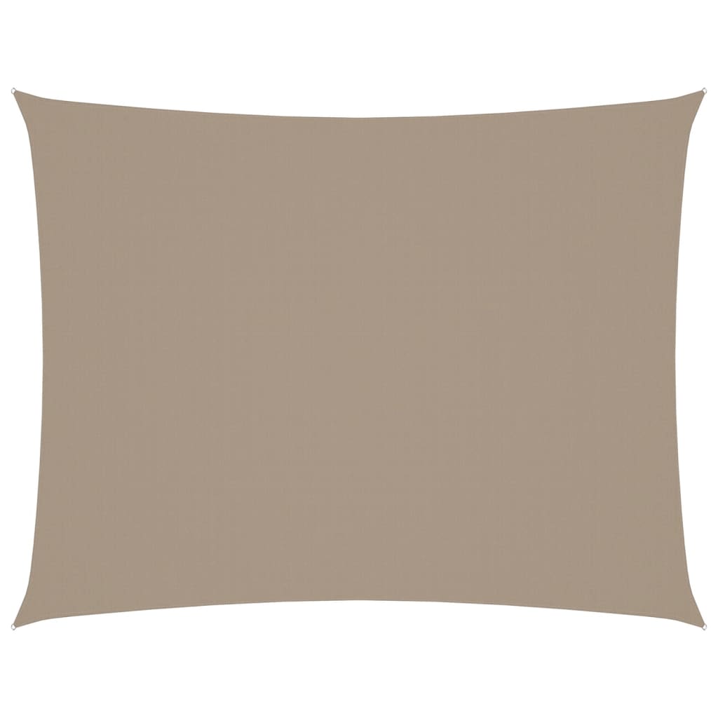 vidaXL Prostokątny żagiel ogrodowy z tkaniny Oxford, 4x6 m, taupe