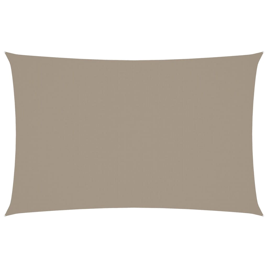 vidaXL Prostokątny żagiel ogrodowy, tkanina Oxford, 4x7 m, taupe