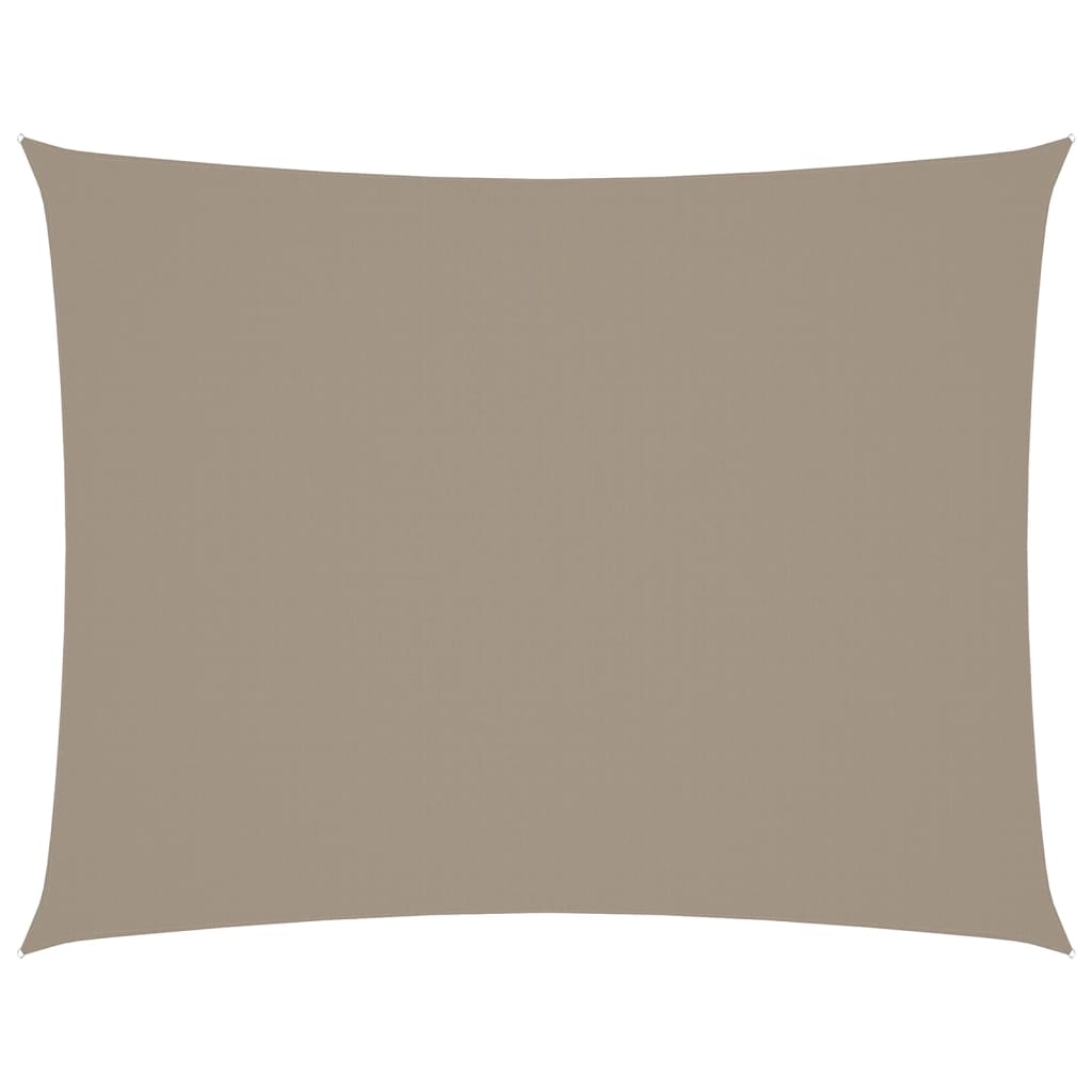 vidaXL Prostokątny żagiel ogrodowy, tkanina Oxford, 5x7 m, taupe