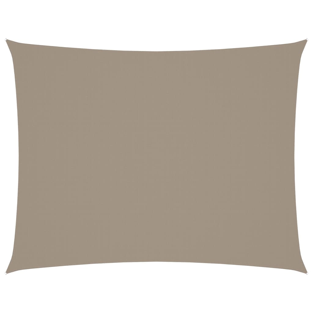 vidaXL Prostokątny żagiel ogrodowy z tkaniny Oxford, 6x7 m, taupe