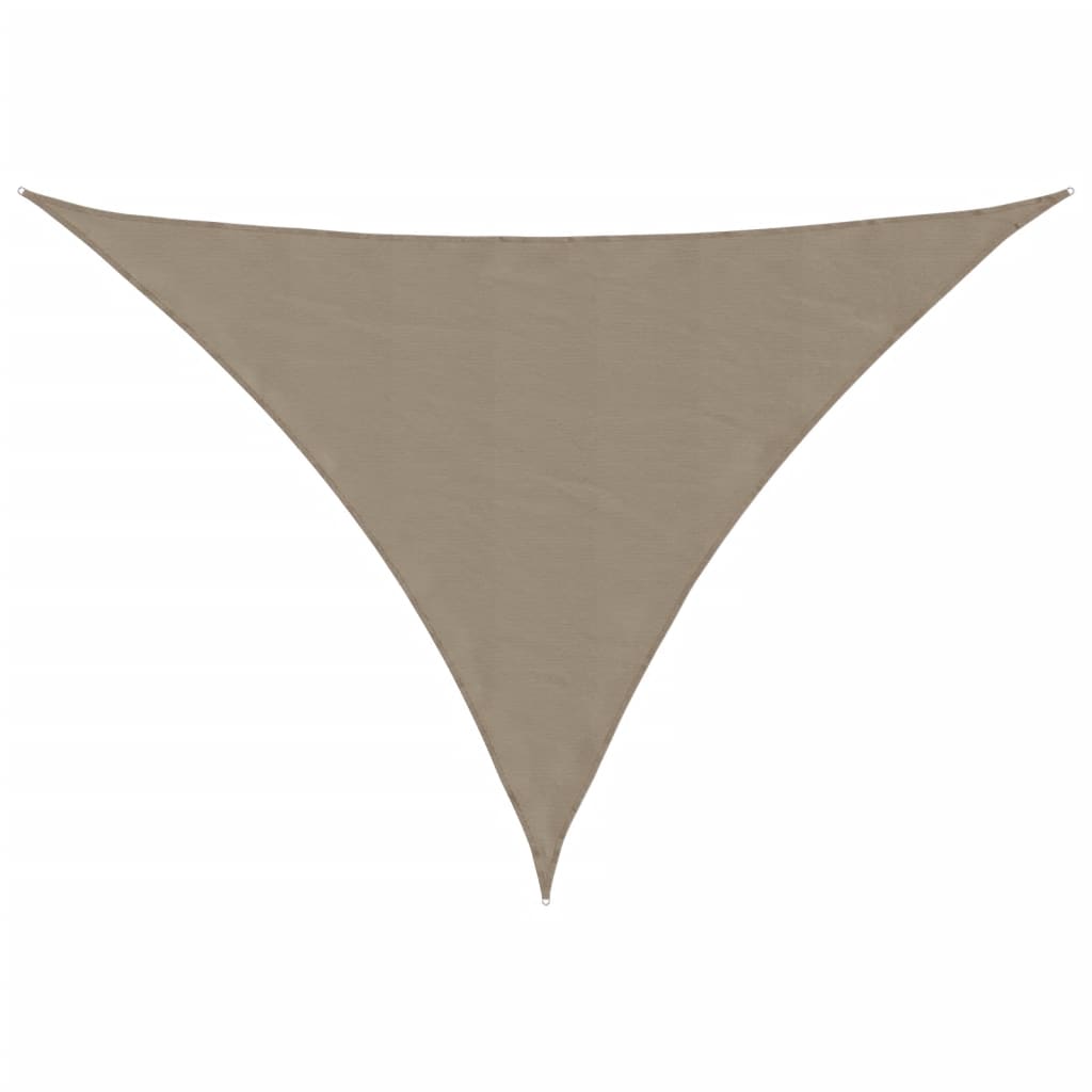 vidaXL Trójkątny żagiel ogrodowy, tkanina Oxford, 2,5x2,5x3,5 m, taupe