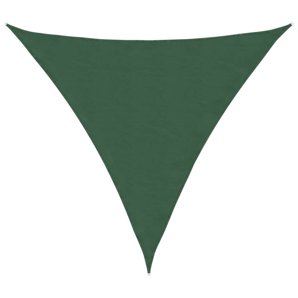 vidaXL Trójkątny żagiel ogrodowy, tkanina Oxford, 4,5x4,5x4,5m, zieleń