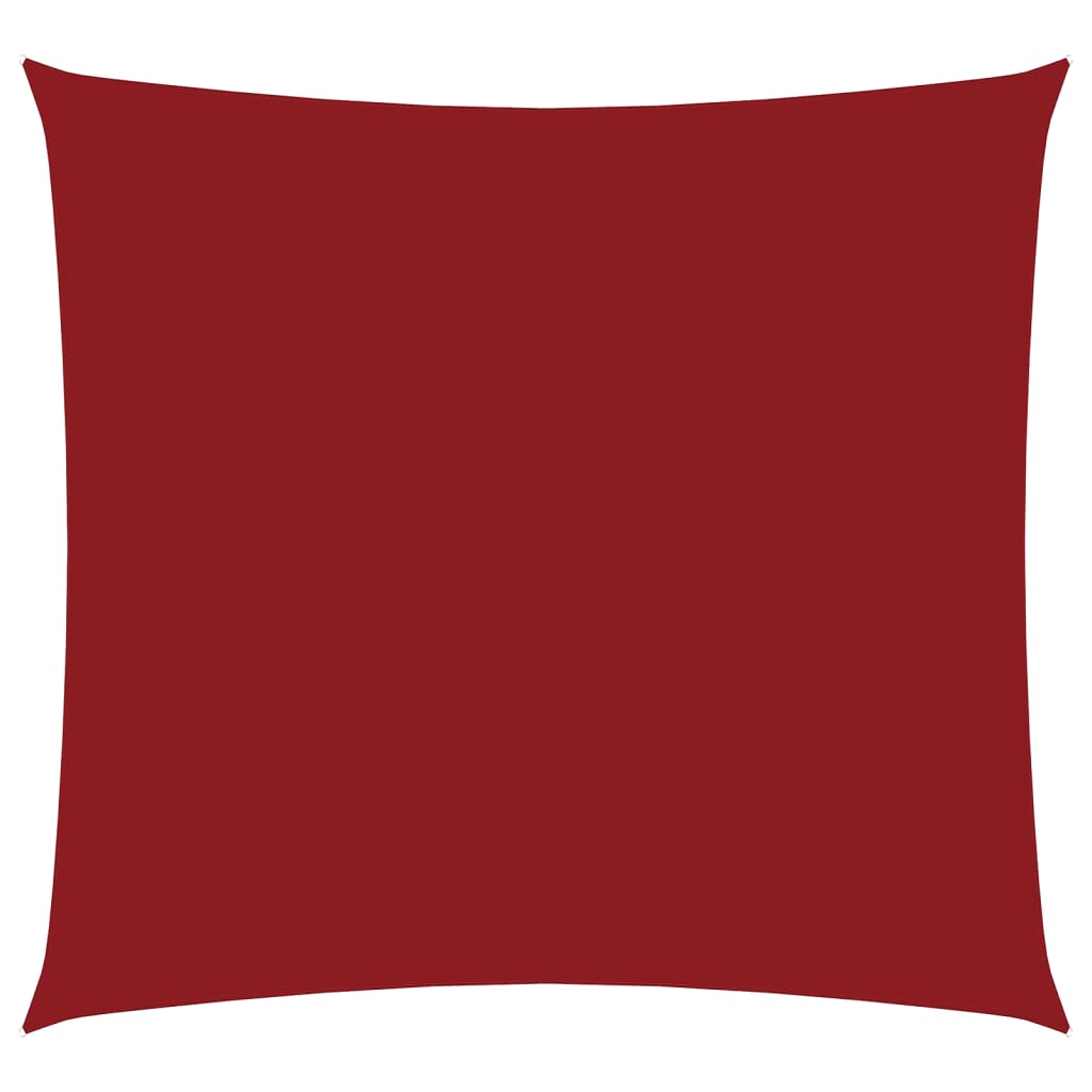 vidaXL Kwadratowy żagiel ogrodowy, tkanina Oxford, 3,6x3,6 m, czerwony