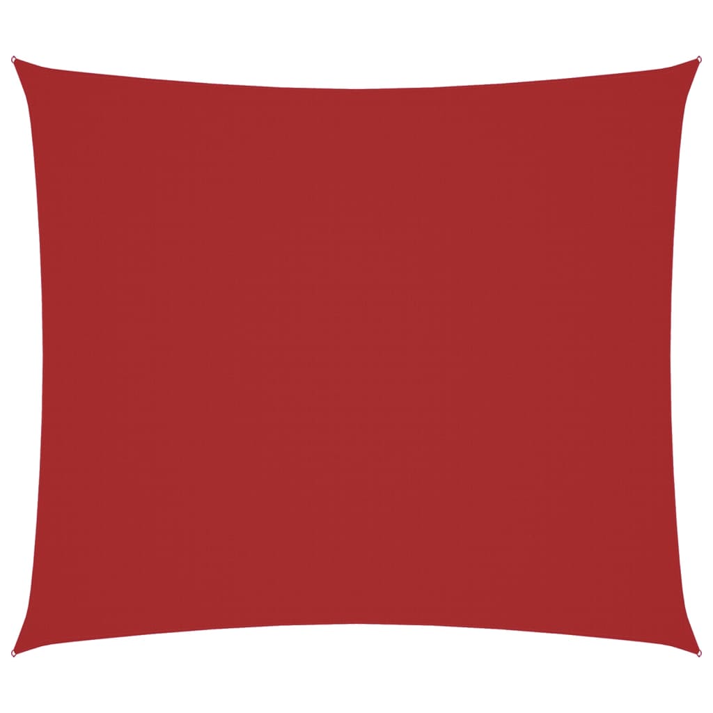 vidaXL Prostokątny żagiel ogrodowy, tkanina Oxford, 2x2,5 m, czerwony