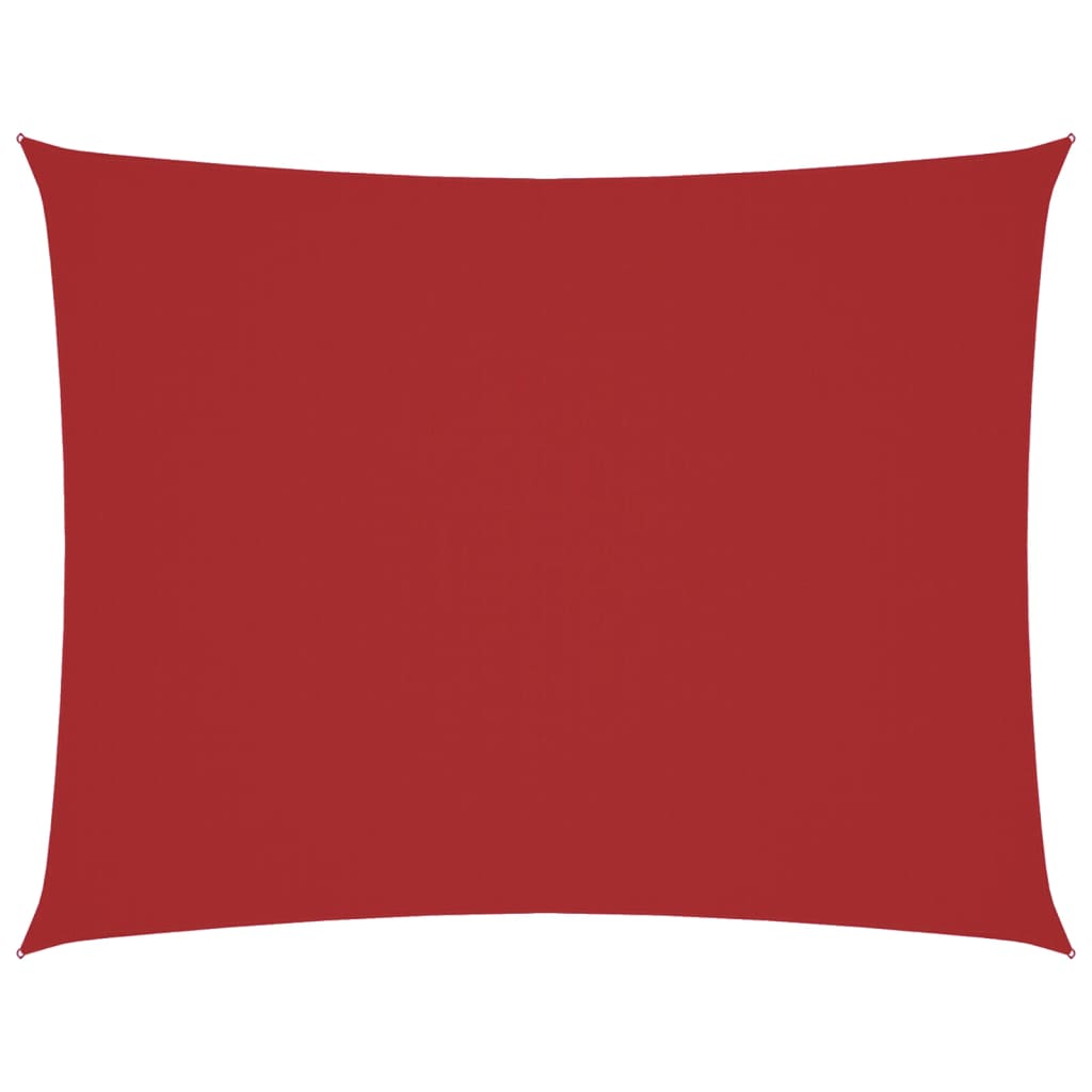 vidaXL Prostokątny żagiel ogrodowy, tkanina Oxford, 2x3,5 m, czerwony