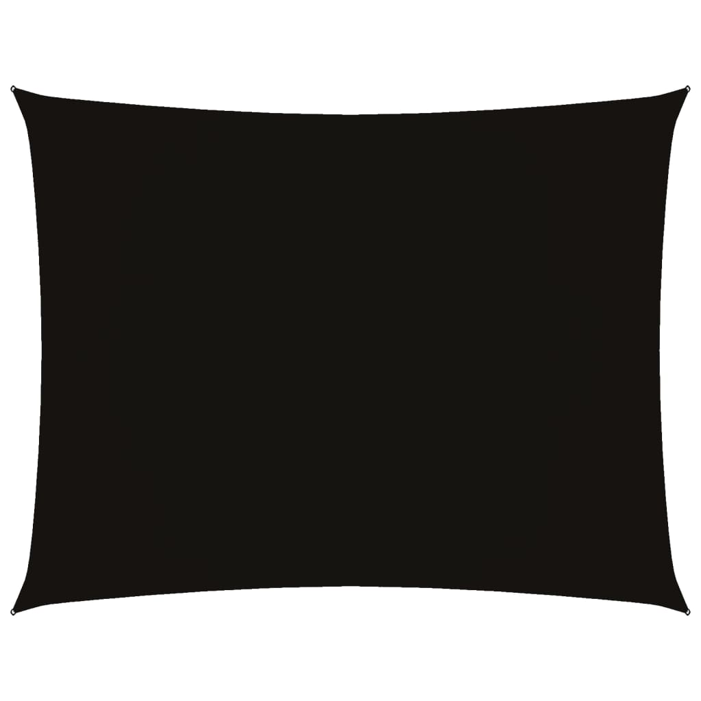 vidaXL Prostokątny żagiel ogrodowy, tkanina Oxford, 2x3 m, czarny