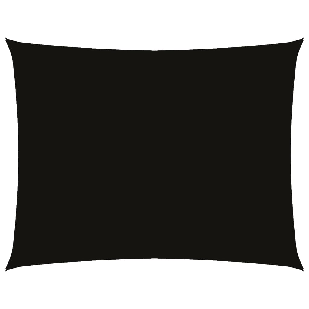 vidaXL Prostokątny żagiel ogrodowy, tkanina Oxford, 2x3,5 m, czarny
