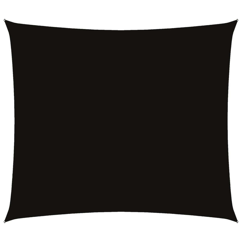 vidaXL Prostokątny żagiel ogrodowy, tkanina Oxford, 2,5x3 m, czarny