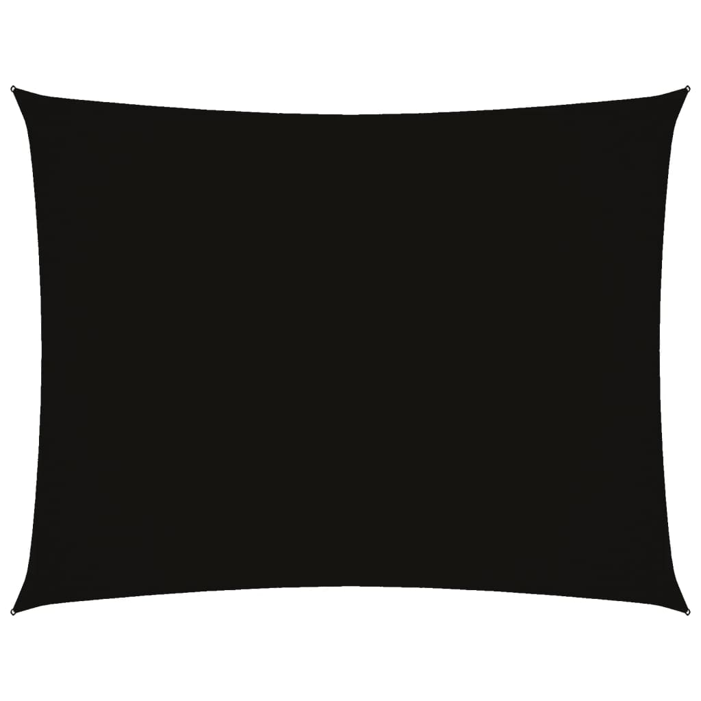 vidaXL Prostokątny żagiel ogrodowy, tkanina Oxford, 2,5x3,5 m, czarny