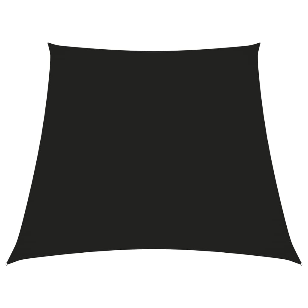 vidaXL Żagiel ogrodowy, tkanina Oxford, trapezowy, 2/4x3 m, czarny