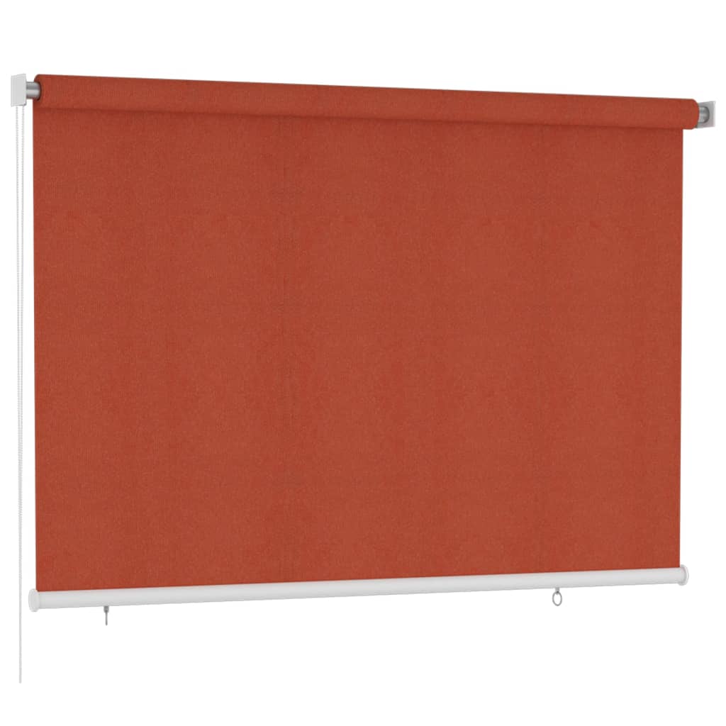 vidaXL Roleta zewnętrzna, 225(szer.)x140(wys.) cm, terakota, HDPE