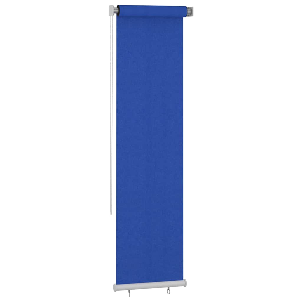 vidaXL Roleta zewnętrzna, 65(szer.)x230(wys.) cm, niebieska, HDPE