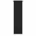 vidaXL Roleta zewnętrzna, 65(szer.)x230(wys.) cm, czarna, HDPE