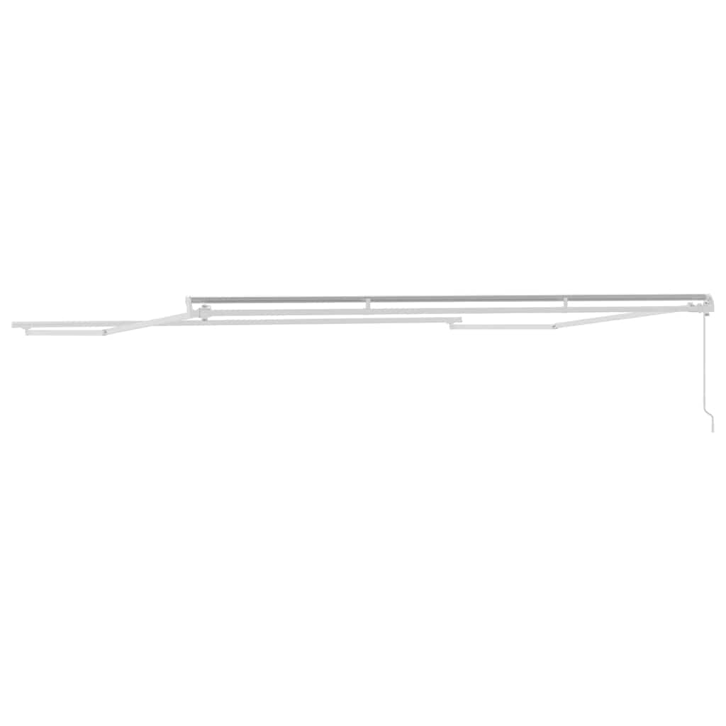vidaXL Rama markizy Biały 400 × 350 cm Aluminium