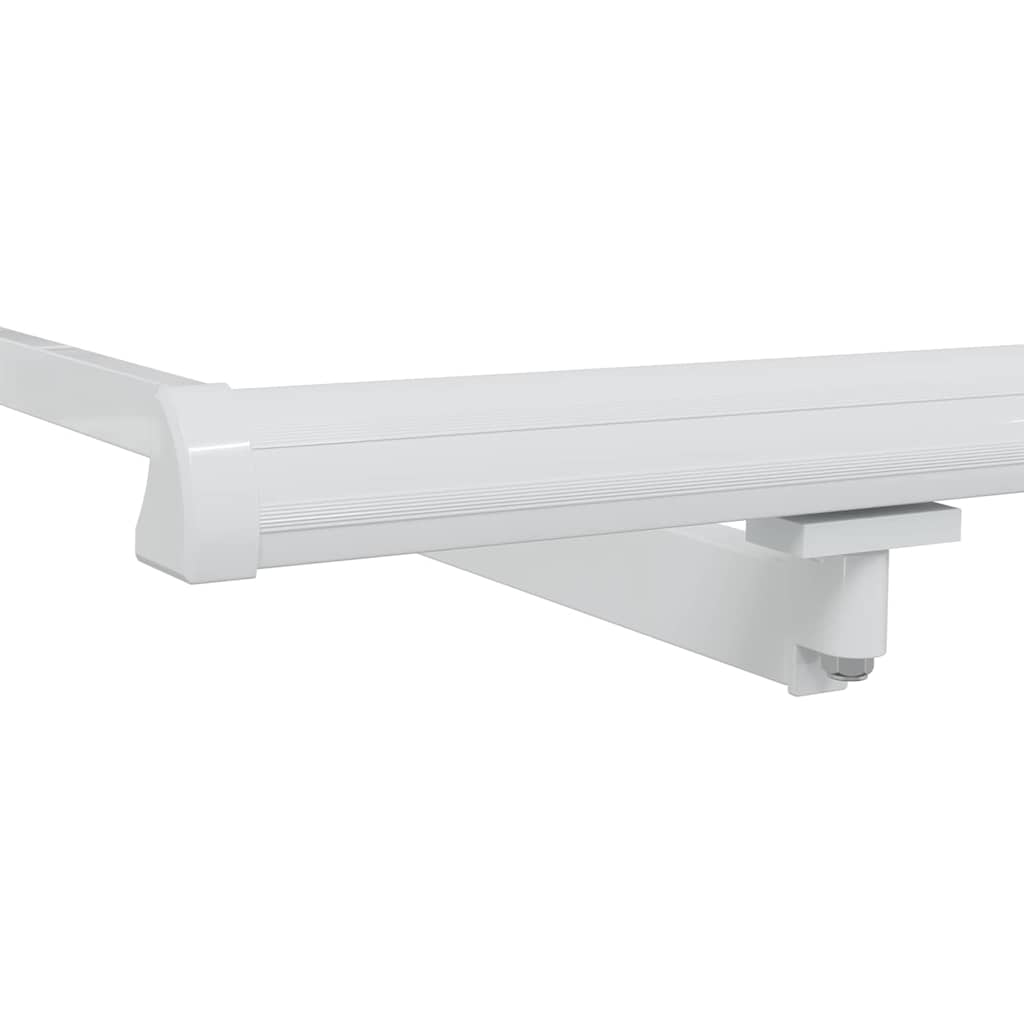 vidaXL Rama markizy Biały 450 × 350 cm Aluminium