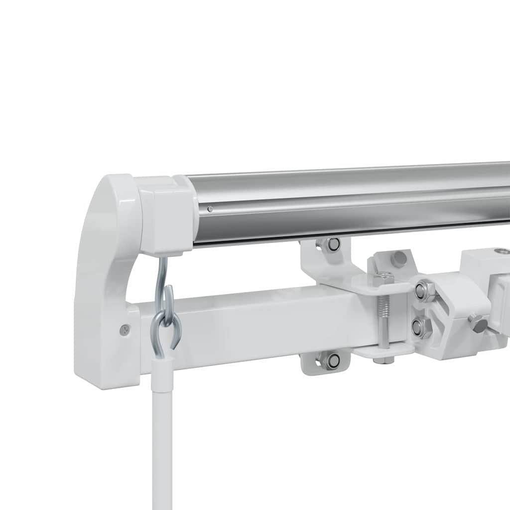 vidaXL Rama markizy Biały 450 × 350 cm Aluminium