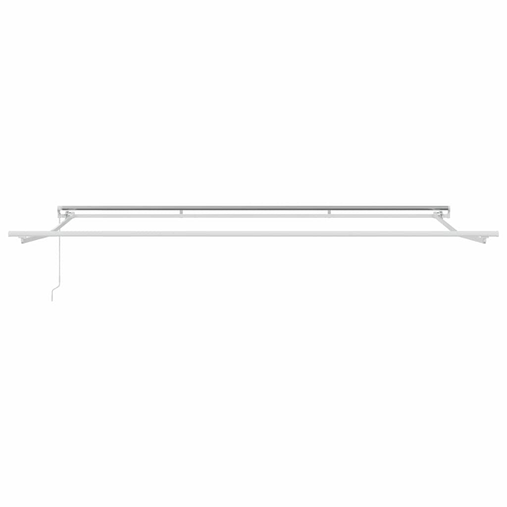 vidaXL Rama markizy Biały 500 × 350 cm Aluminium
